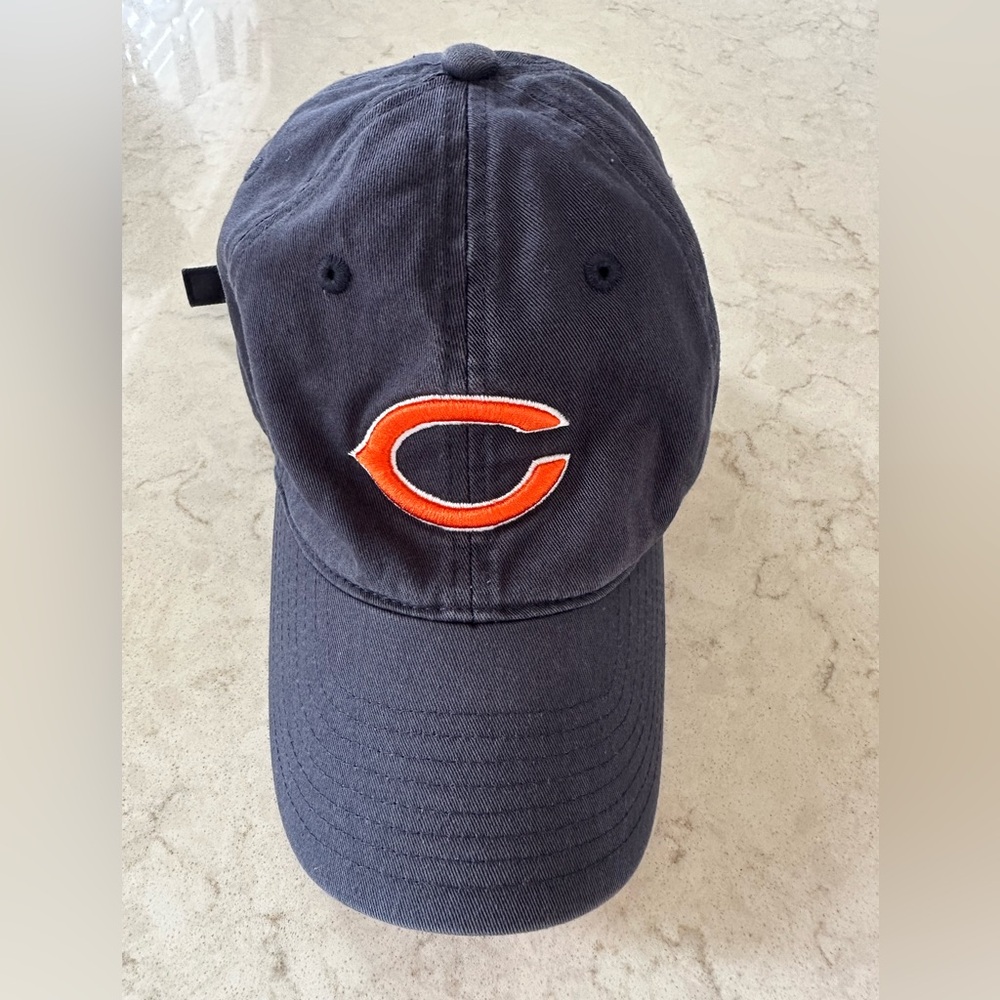 Reebok Chicago Bears Navy Blue Cap with Orange Logo